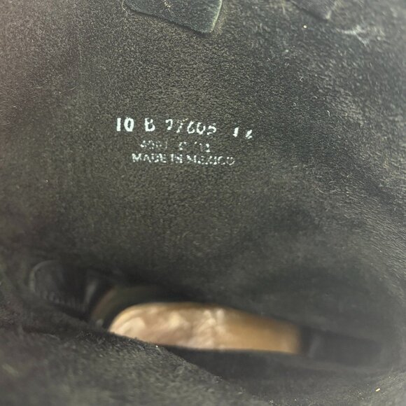 Frye Veronica Slouch Boots tall black leather 10 women's - Picture 16 of 16